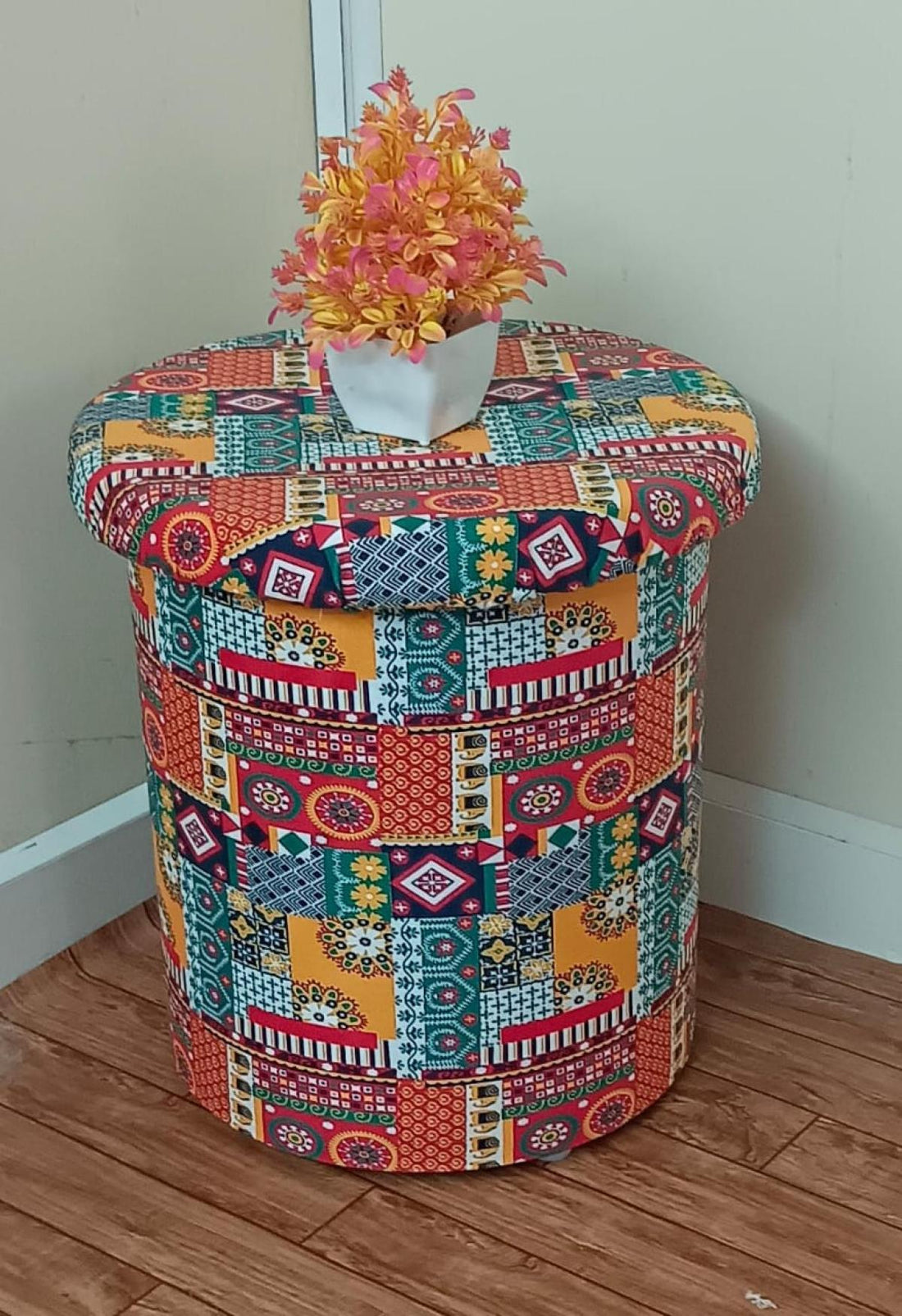 boho-fabric-storage-ottoman