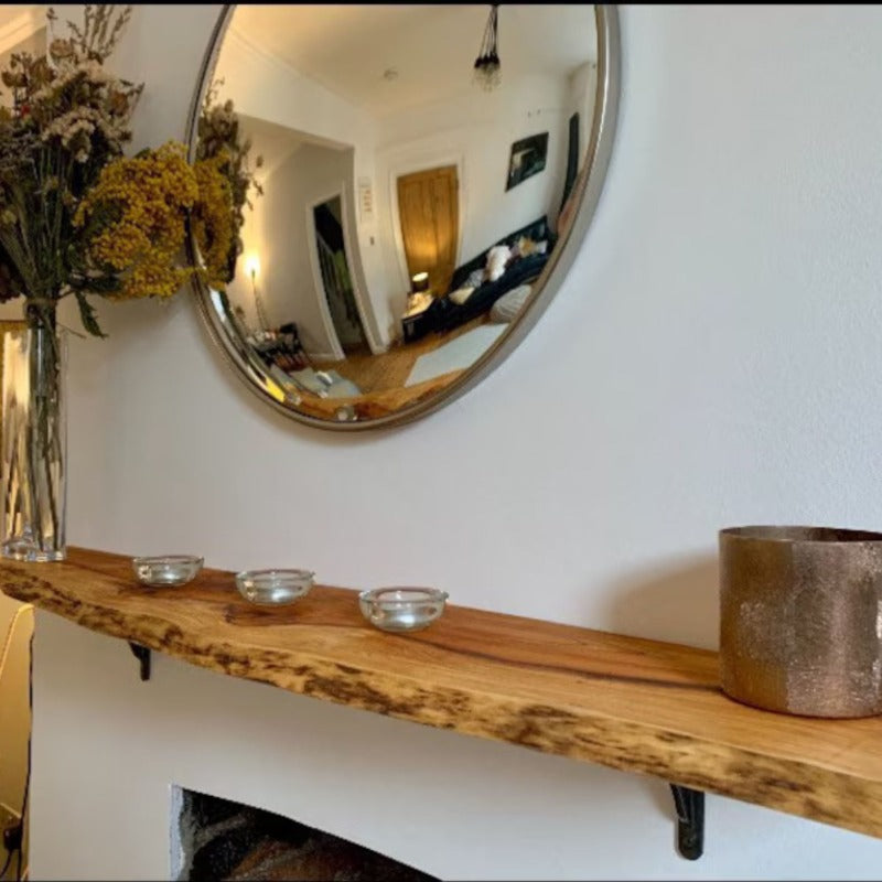 Rustic Floating Shelf | Solid Wood Shelves | Raw shelves