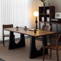 u-shaped-metal-base-dining-table